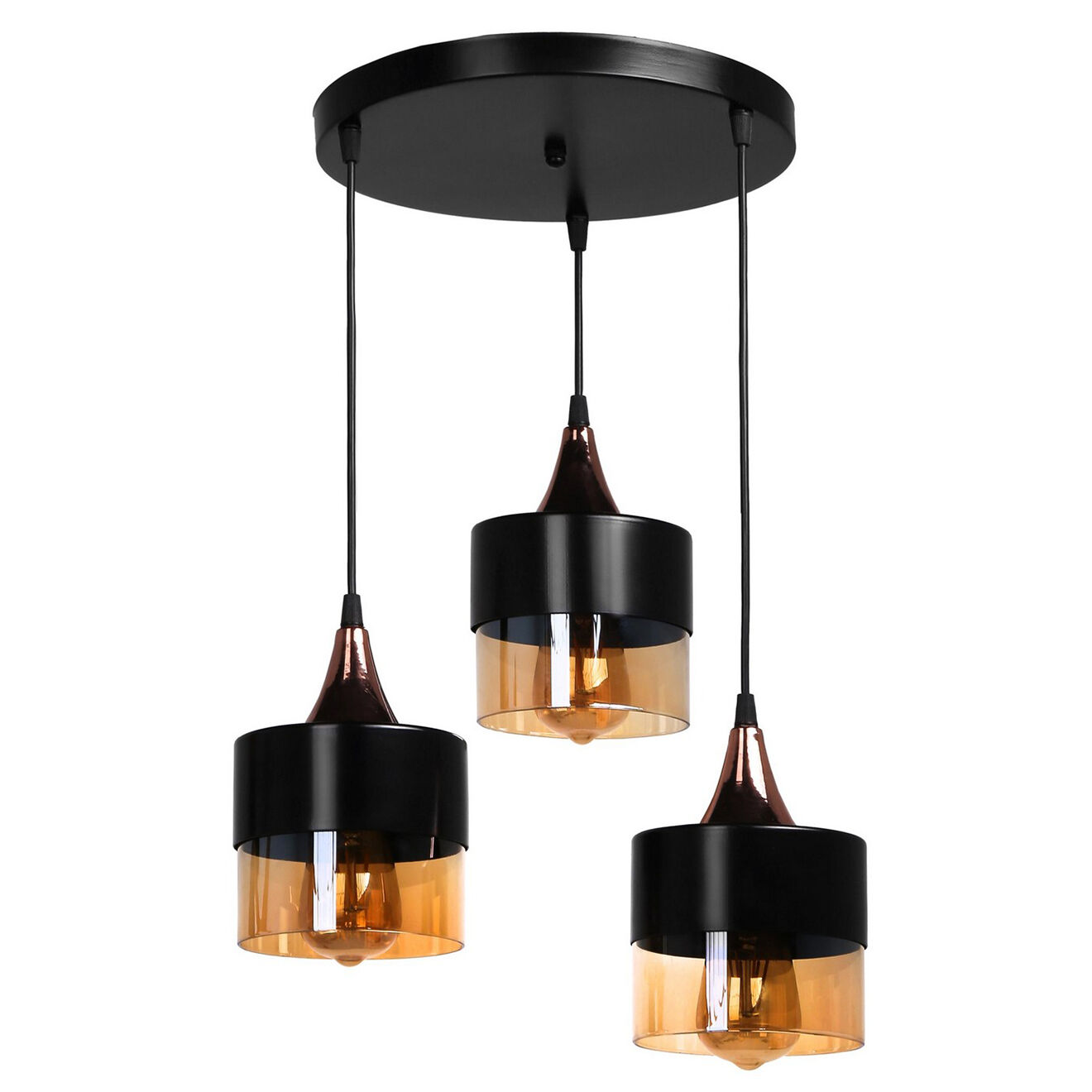 Opviq Suspension Gent noire - D.30x65 cm