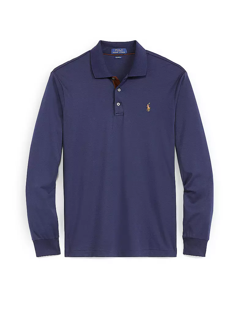 POLO RALPH LAUREN Poloshirt Custom Slim Fit dunkelblau