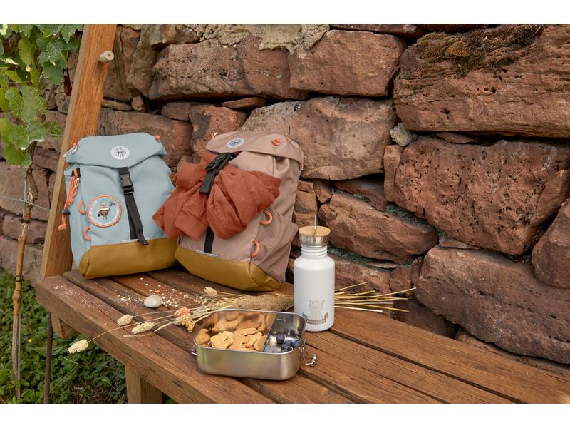 Lässig Rucksack Mini Backpack Outdoor Nature Haselnuss Wasserabweisender Kinderrucksack mit gepolsterten Schultergurten
