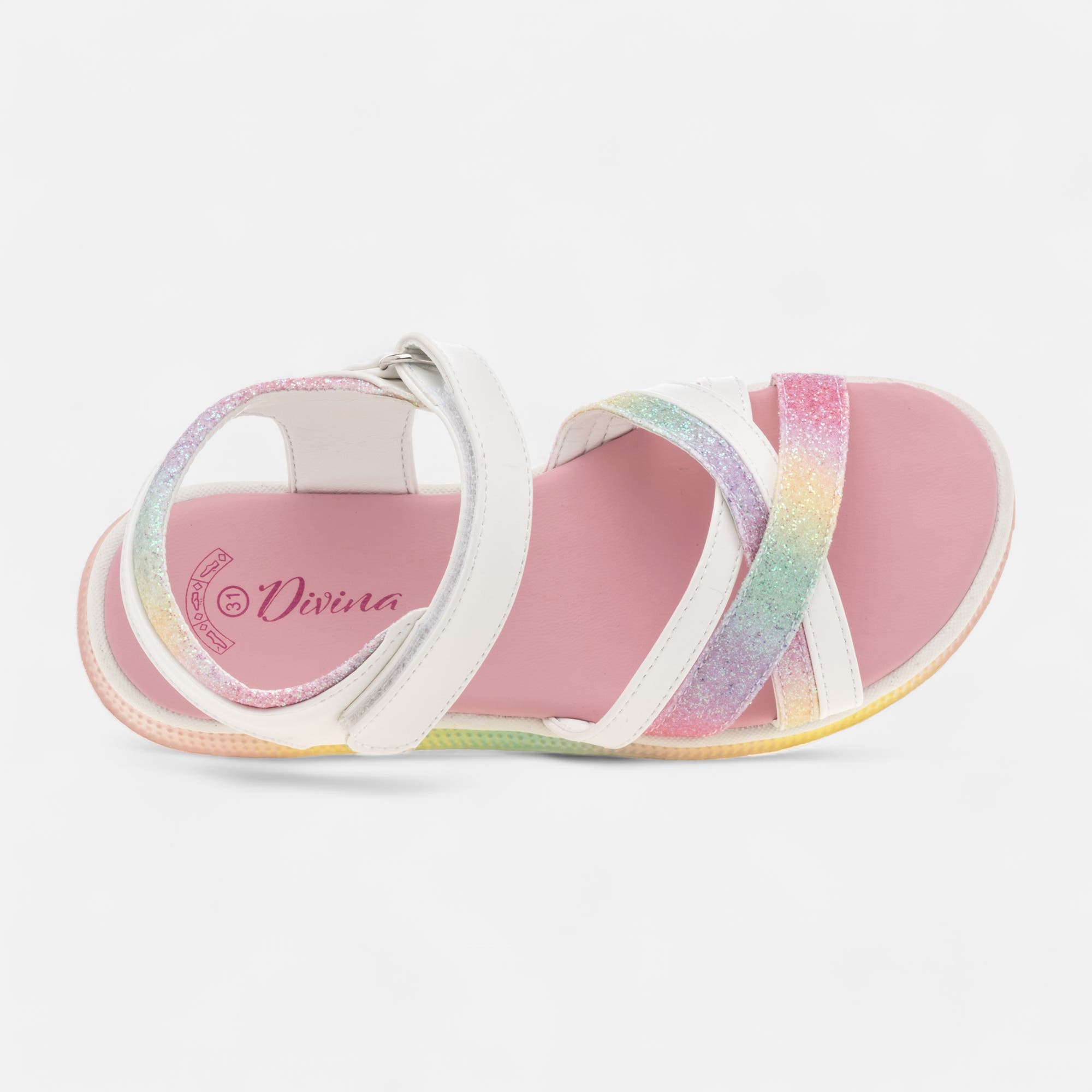 Sandales Fille blanc