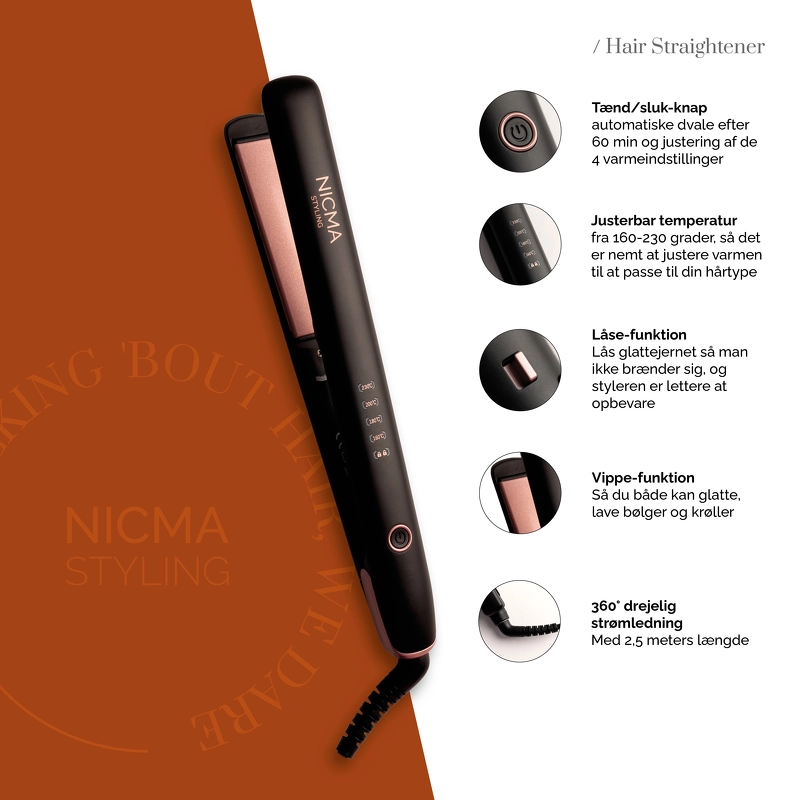 NICMA Styling Hair Straightener