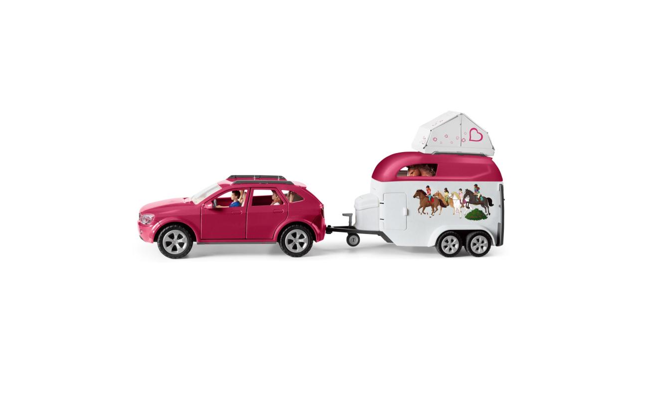 Schleich Horse Club 42535 Auto met paardenaanhange