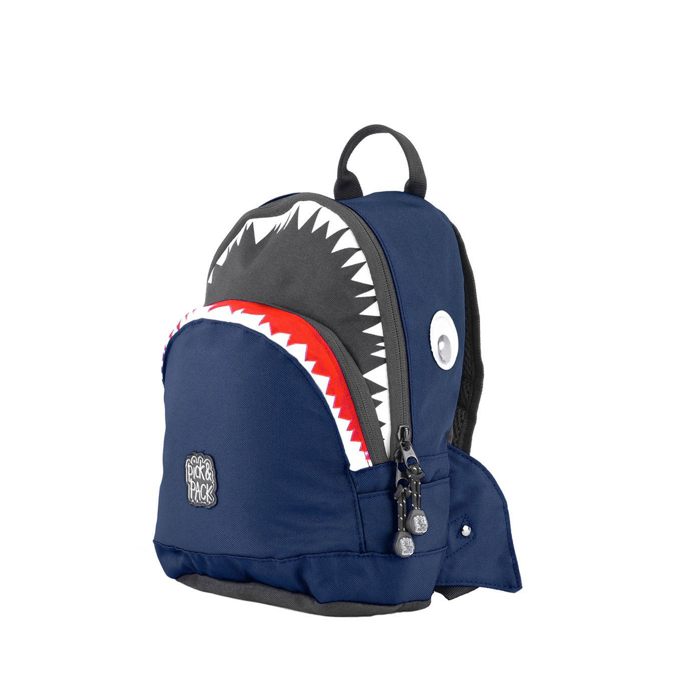 Pick & Pack rugzak Shark Shape S donkerblauw
