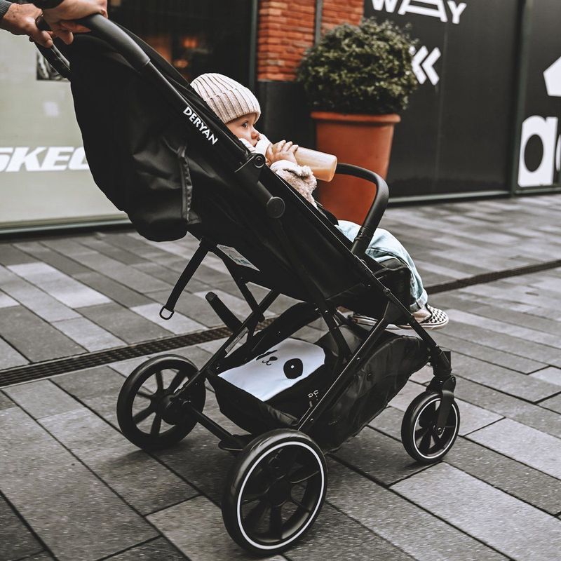 Deryan Rolo XL Luxe Lichtgewicht Buggy - Zwart