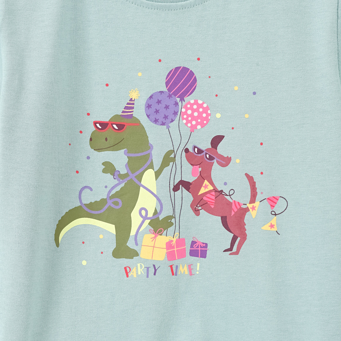Topomini Baby T-Shirt mit Geburtstags-Motiv hellgrün