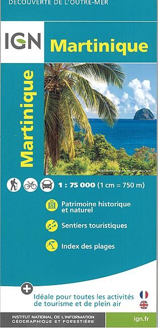 IGN - LA MARTINIQUE 1 75 000