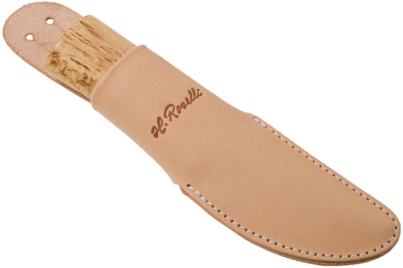 Roselli Grandfather Knife R120 leather sheath, outdoormes