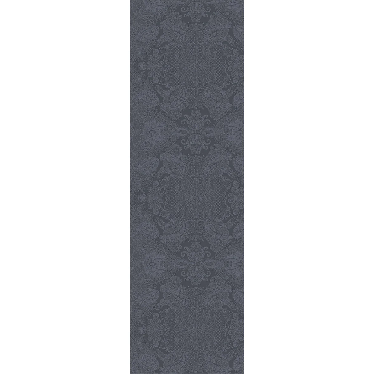 Chemin de table pur coton gris 180X55 Garnier Thiebaut