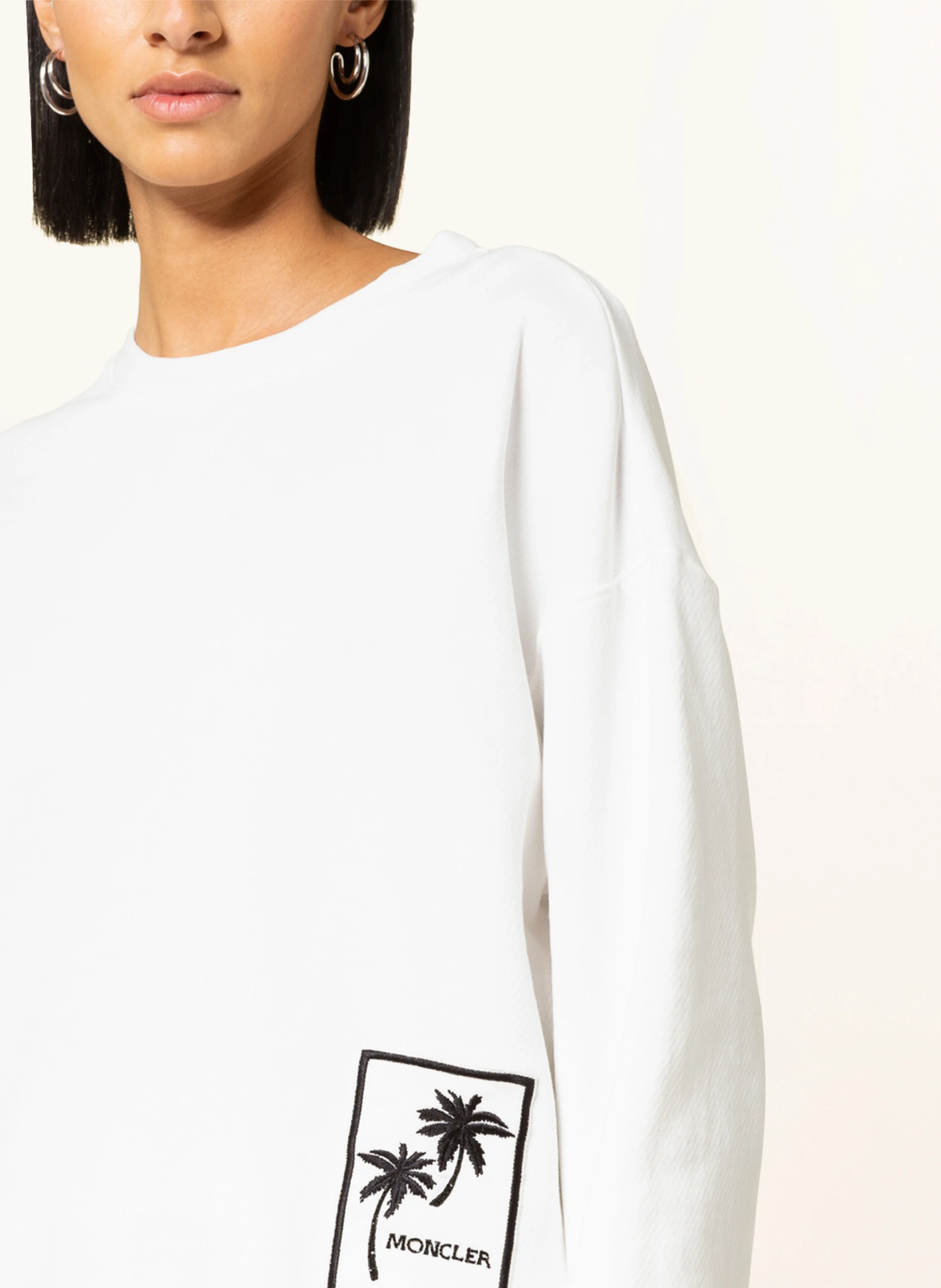 MONCLER Sweatshirt mit Schmucksteinen