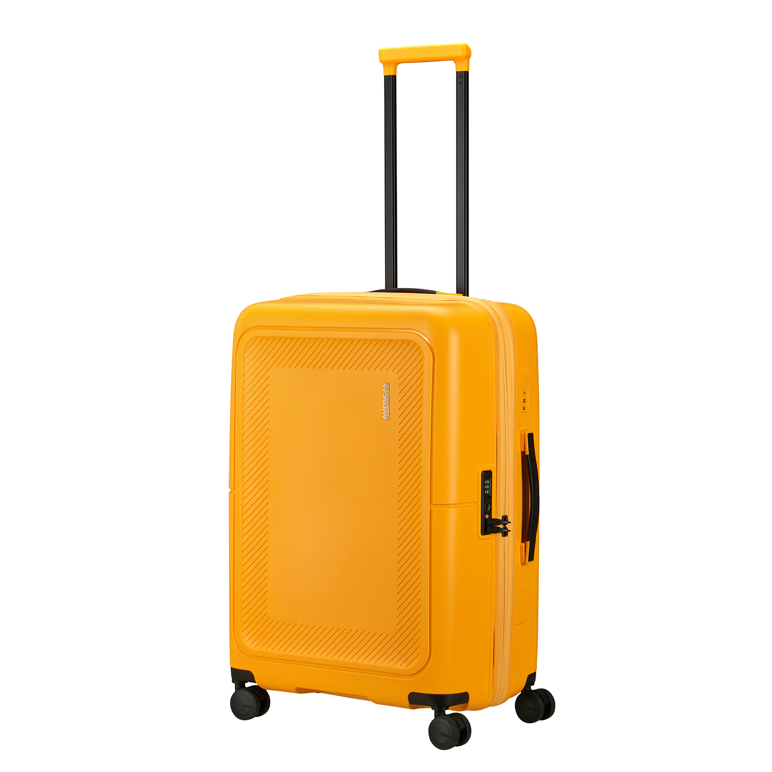 American Tourister Dashpop Spinner 67 Exp golden yellow