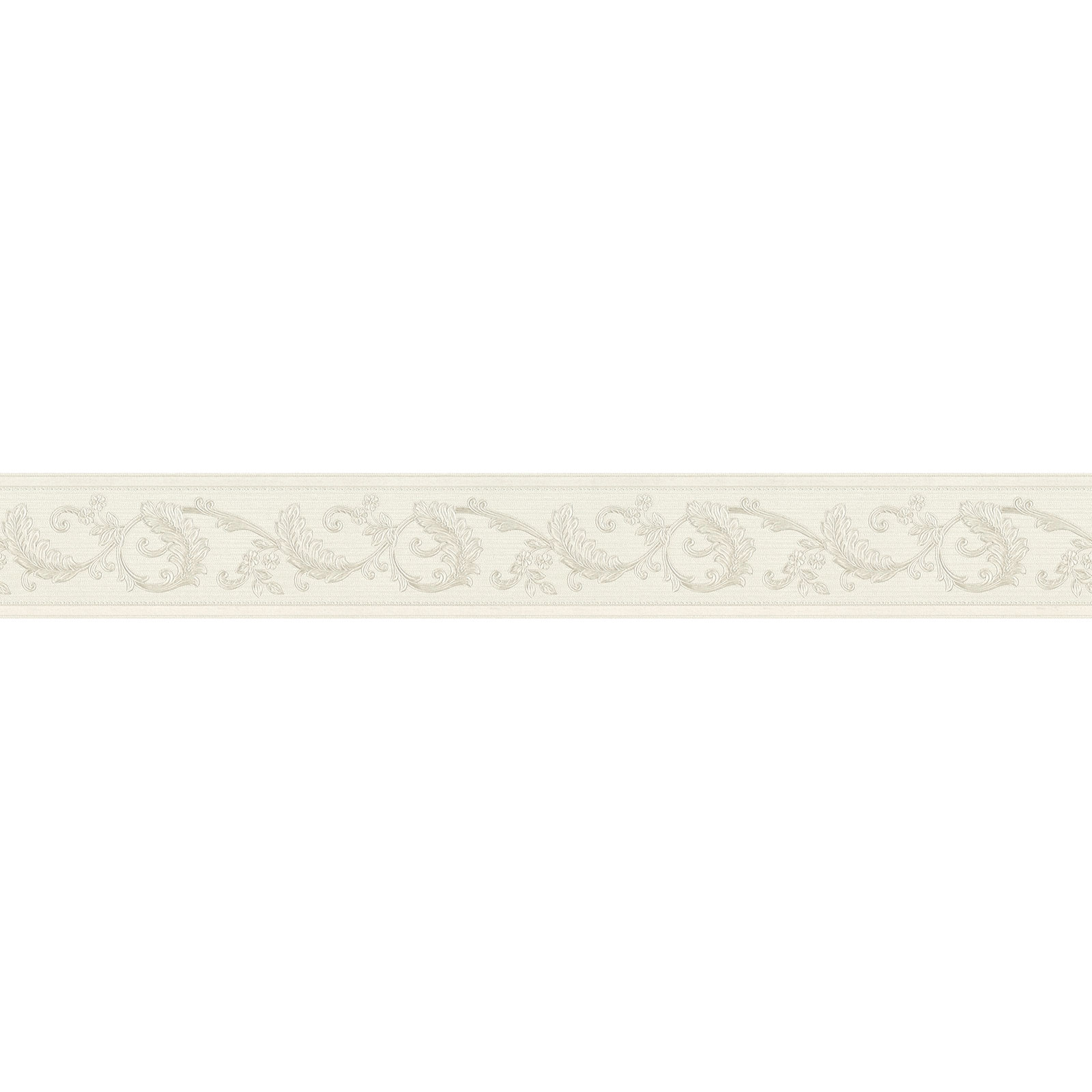 Vinyl-Borte ONLY BORDER - creme-silber - 8 cm