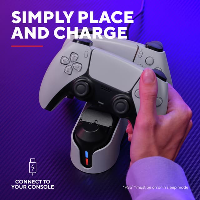 TRUST GXT228 PlayStation5 Dual opladningsstander
