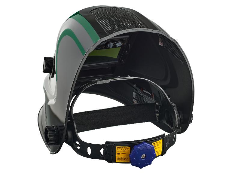 Inverter lasapparaat met automatische laskap