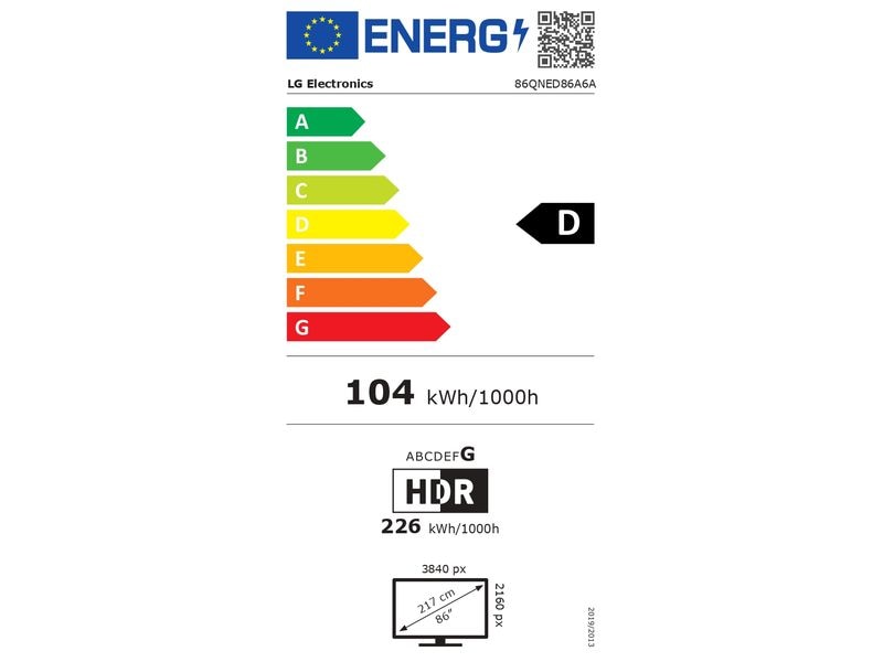 LG TV 86QNED86A6A 86