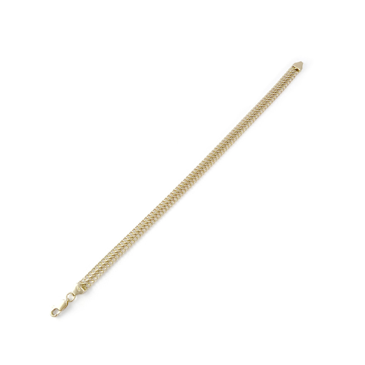 Bracelet d'occasion or 750 jaune 18 cm