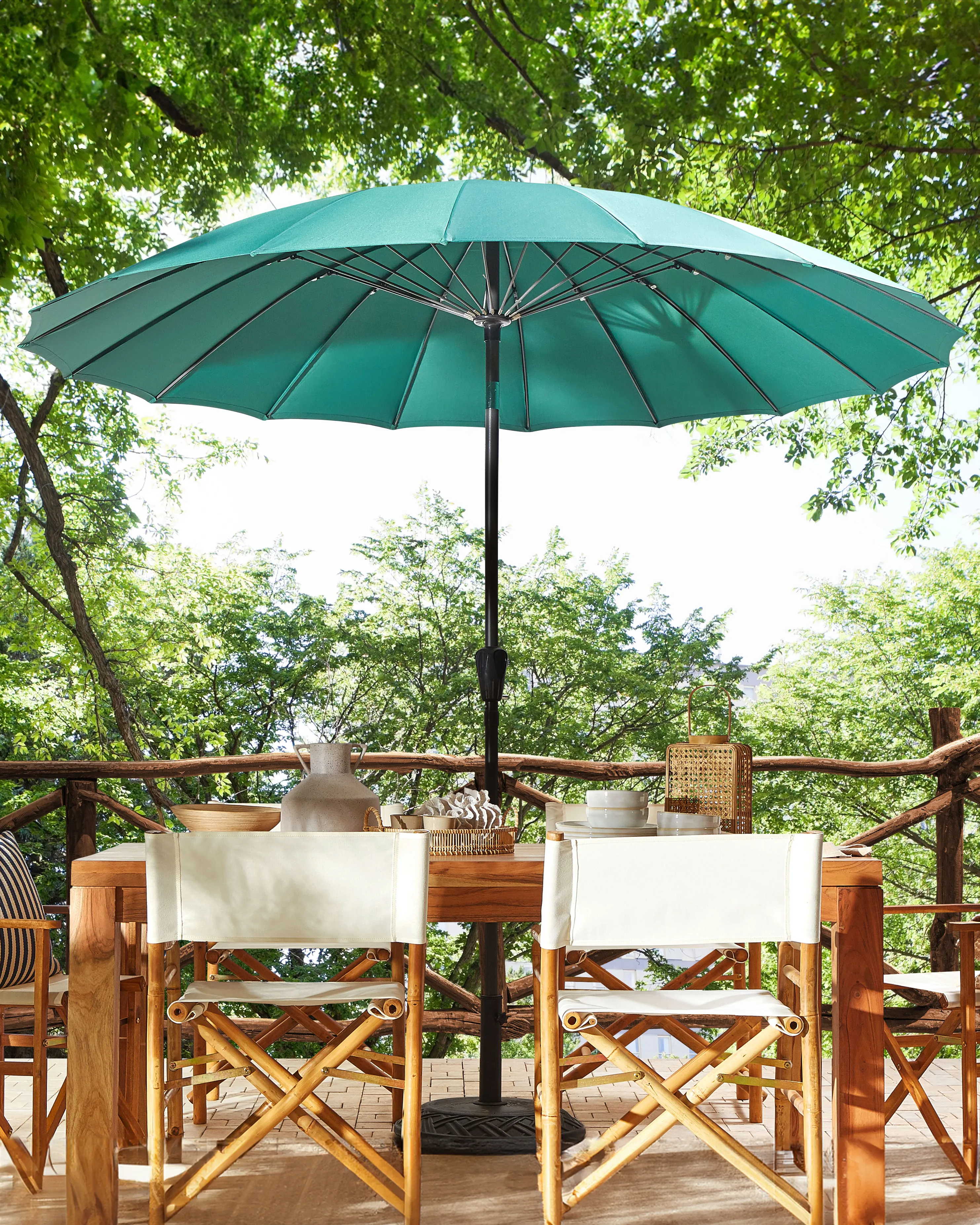 Parasol 255 cm BAIA Smaragdgroen