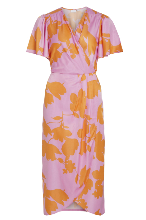 Vila roze dames jurk