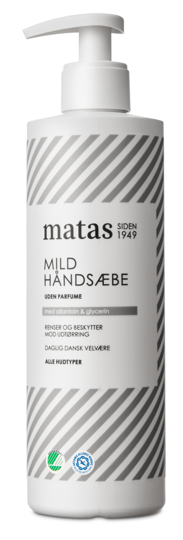 Matas Striber Mild Håndsæbe Uden Parfume 400 ml