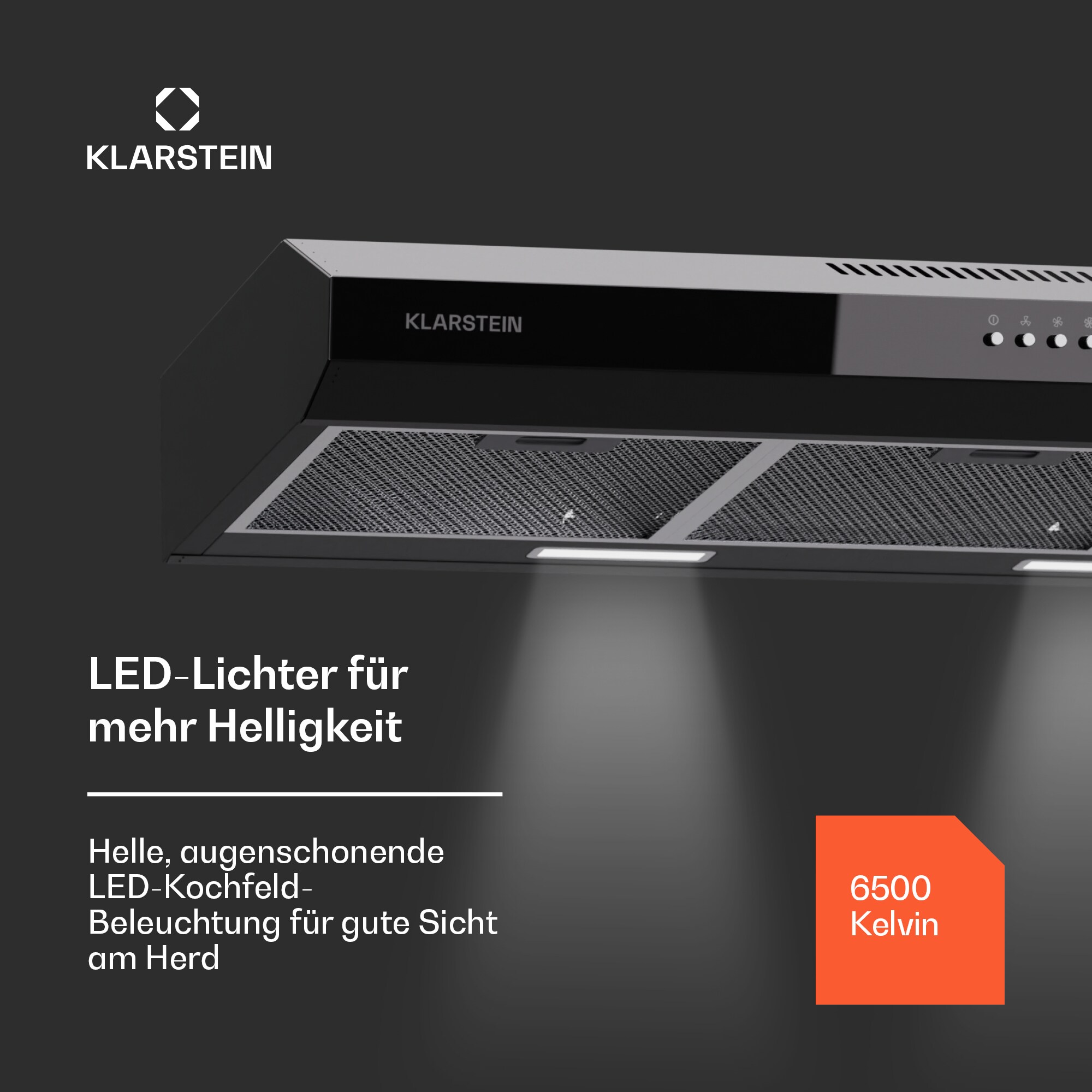 Contempo 90 Unterbau-Dunstabzugshaube Schwarz