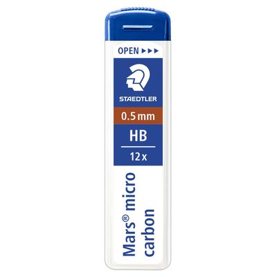 STAEDTLER Mars micro - Etui de 12 Mines pour porte mines - HB - 0,5 mm