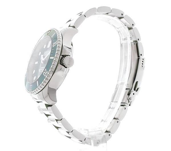 Depth Charge Stainless Steel Green Dial Dive Watch
