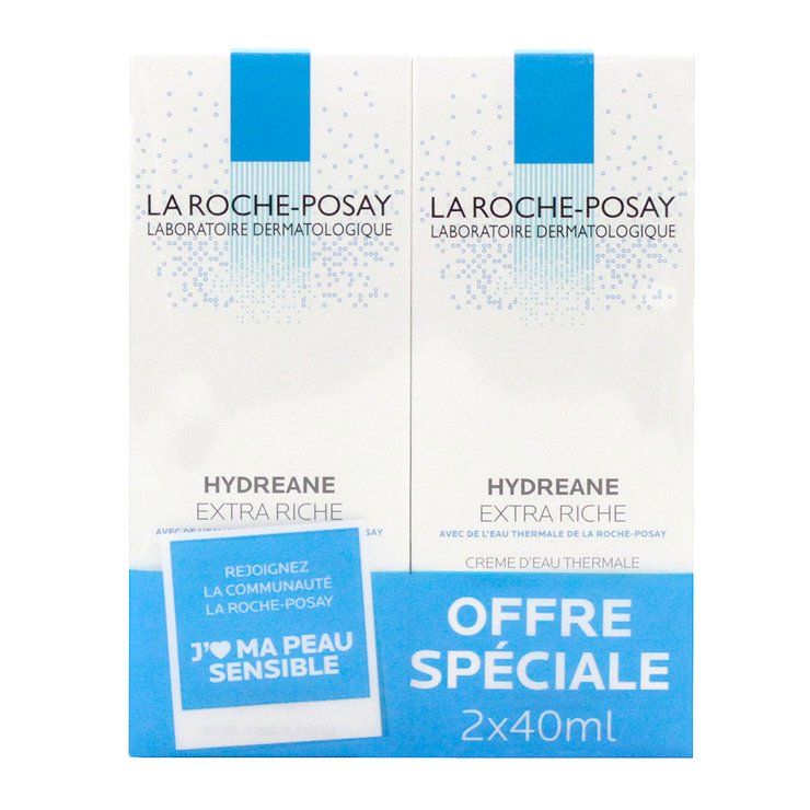 Hydreane Extra-Riche Visage 2x40ml