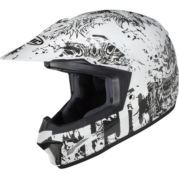 HJC - Casque enfant CL-XY II Creeper MC10SF / Blanc / Noir