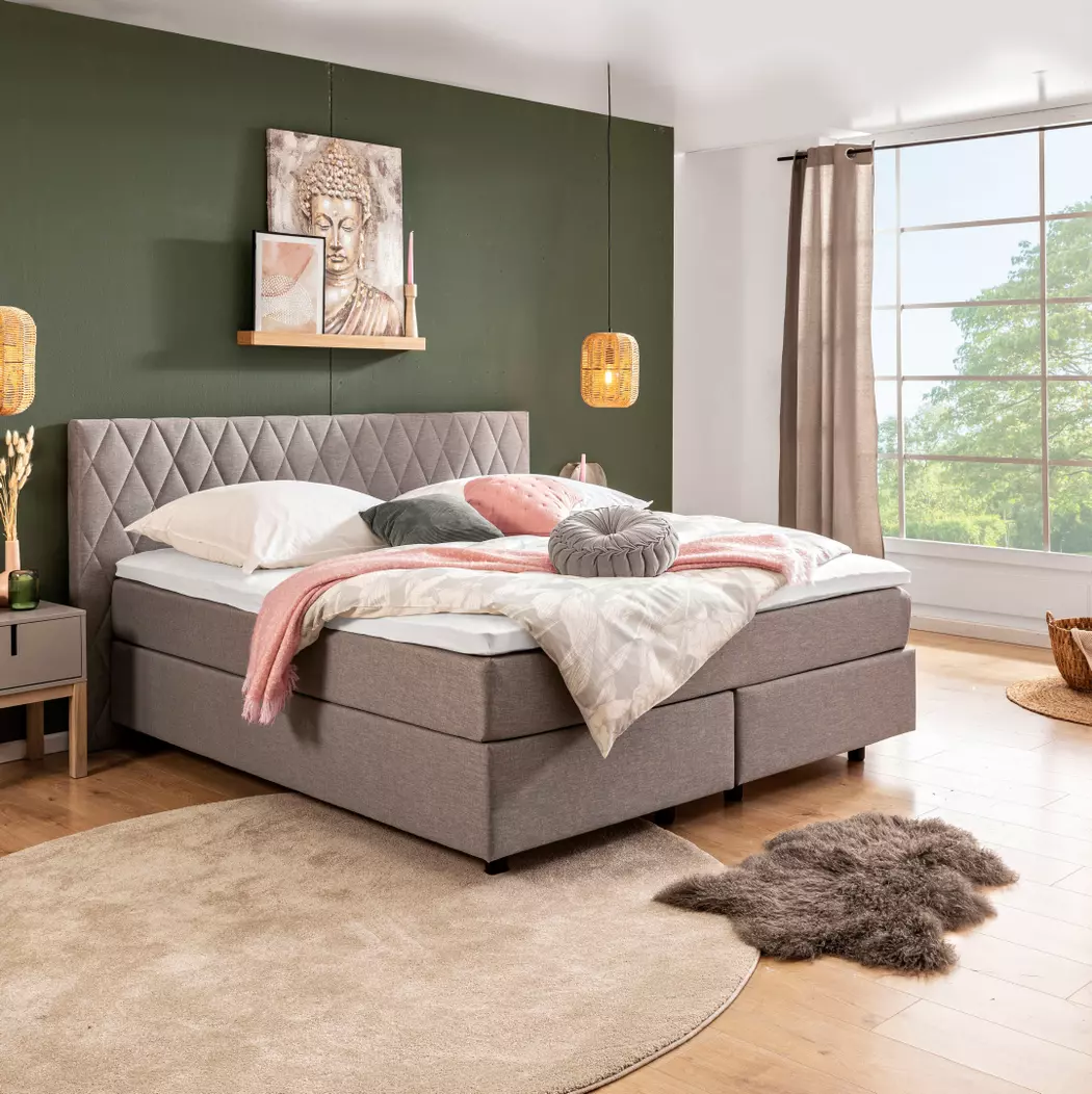 Boxspringbett Saragossa 180 x 200 cm