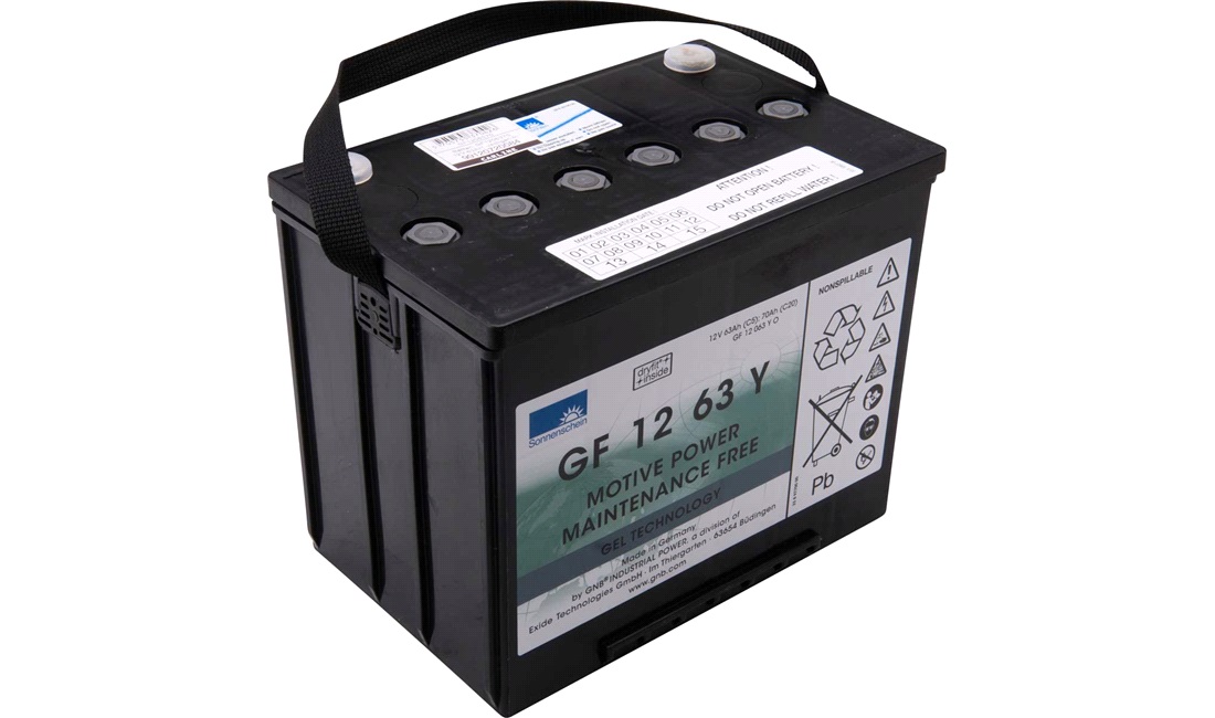 Batteri Exide 12V-63Ah GF12063Y0 GEL