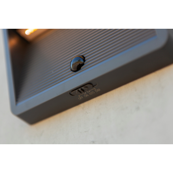 LUTEC wandlamp Linko Solar antraciet 11,5W met bewegingssensor
