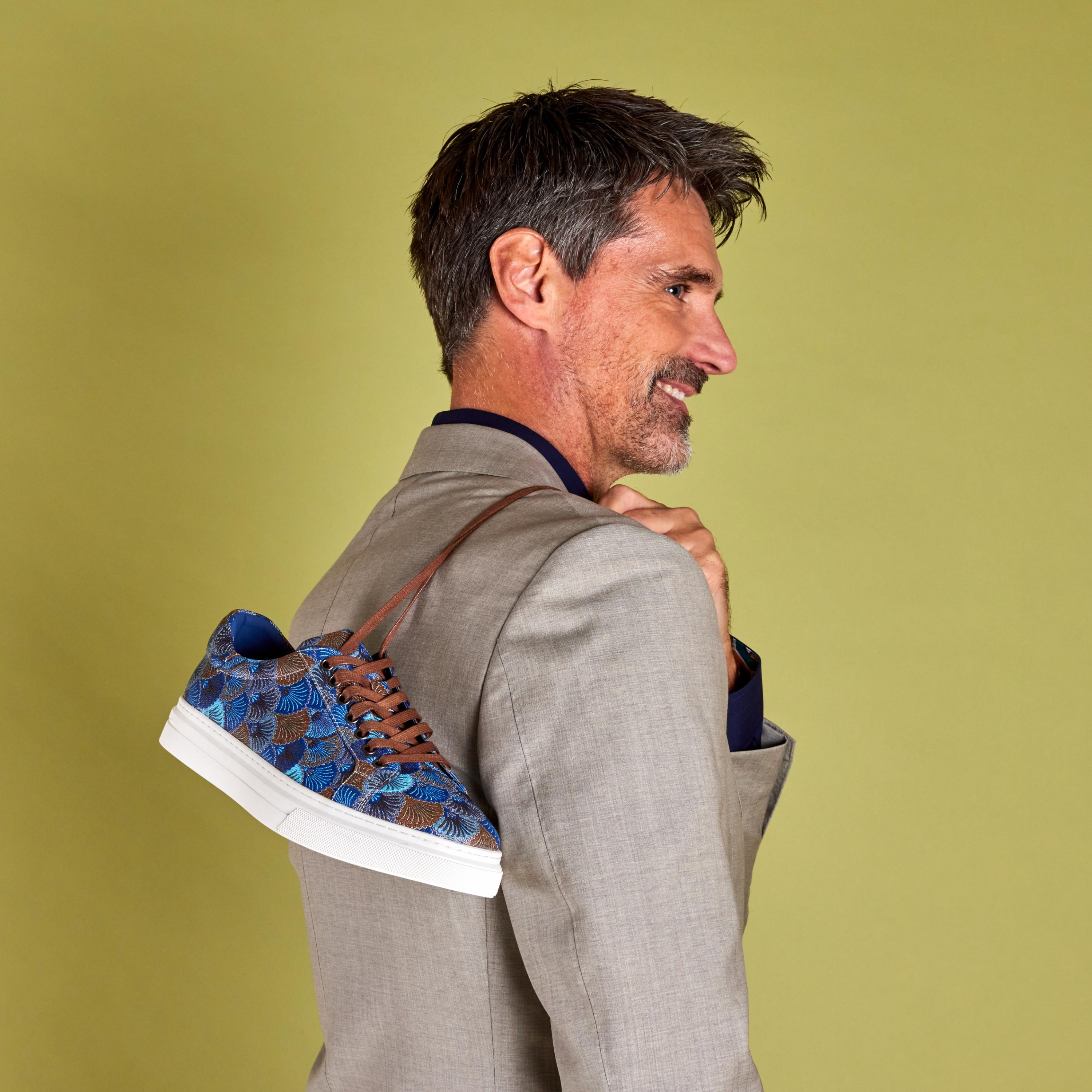 Blue Blazing Sneakers
