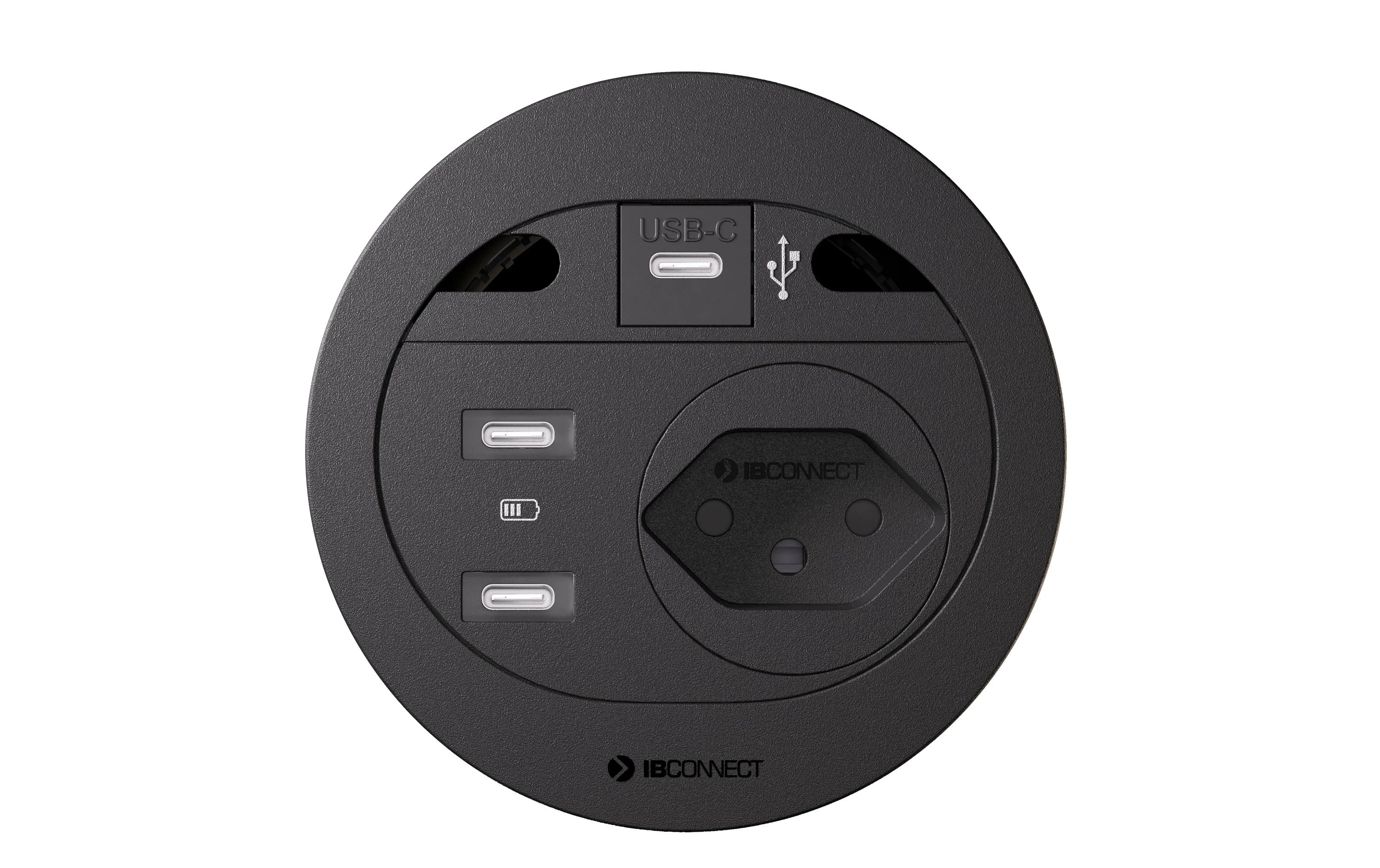 Steckdoseneinheit DIVUS 15W SZ Schwarz<br>DIVUS Steckdoseneinheit Typ 13