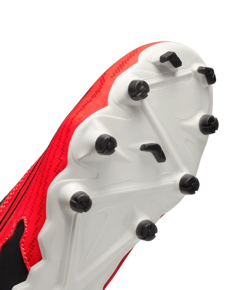 Chaussures de football Nike Phantom GX Academy MG Rouge & Noir pour enfant
