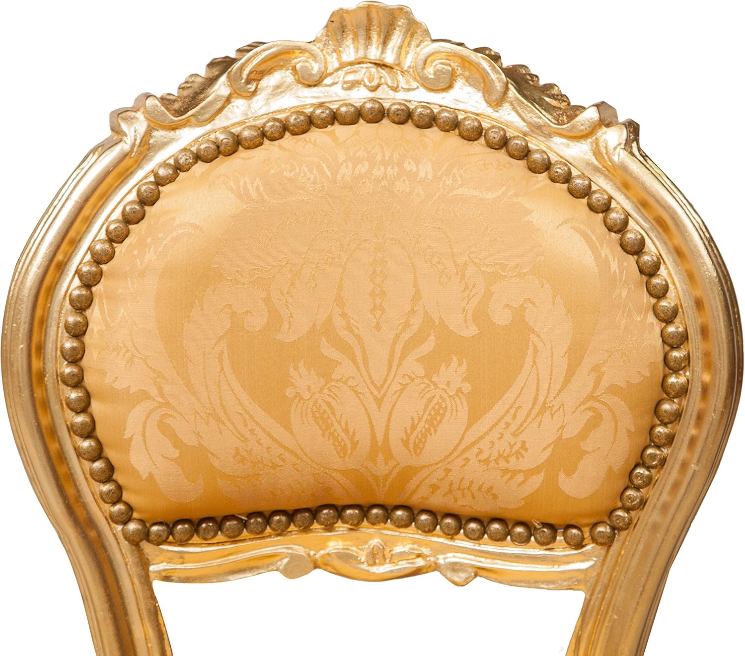 Biscottini Barock Stuhl 44X41X89 cm | Esszimmerstuhl handwerklich | Sessel & stühle Barock | Möbel für Schlaf- und Wohnzimmer