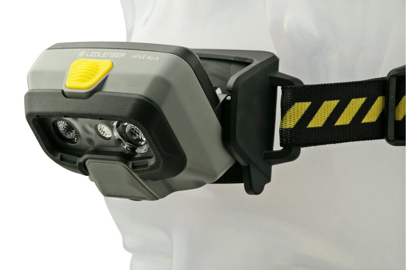 Ledlenser HF6R Work oplaadbare hoofdlamp, grijs, 800 lumen