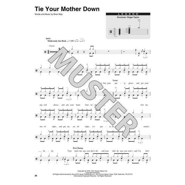 Hal Leonard Drum Play-Along Queen
