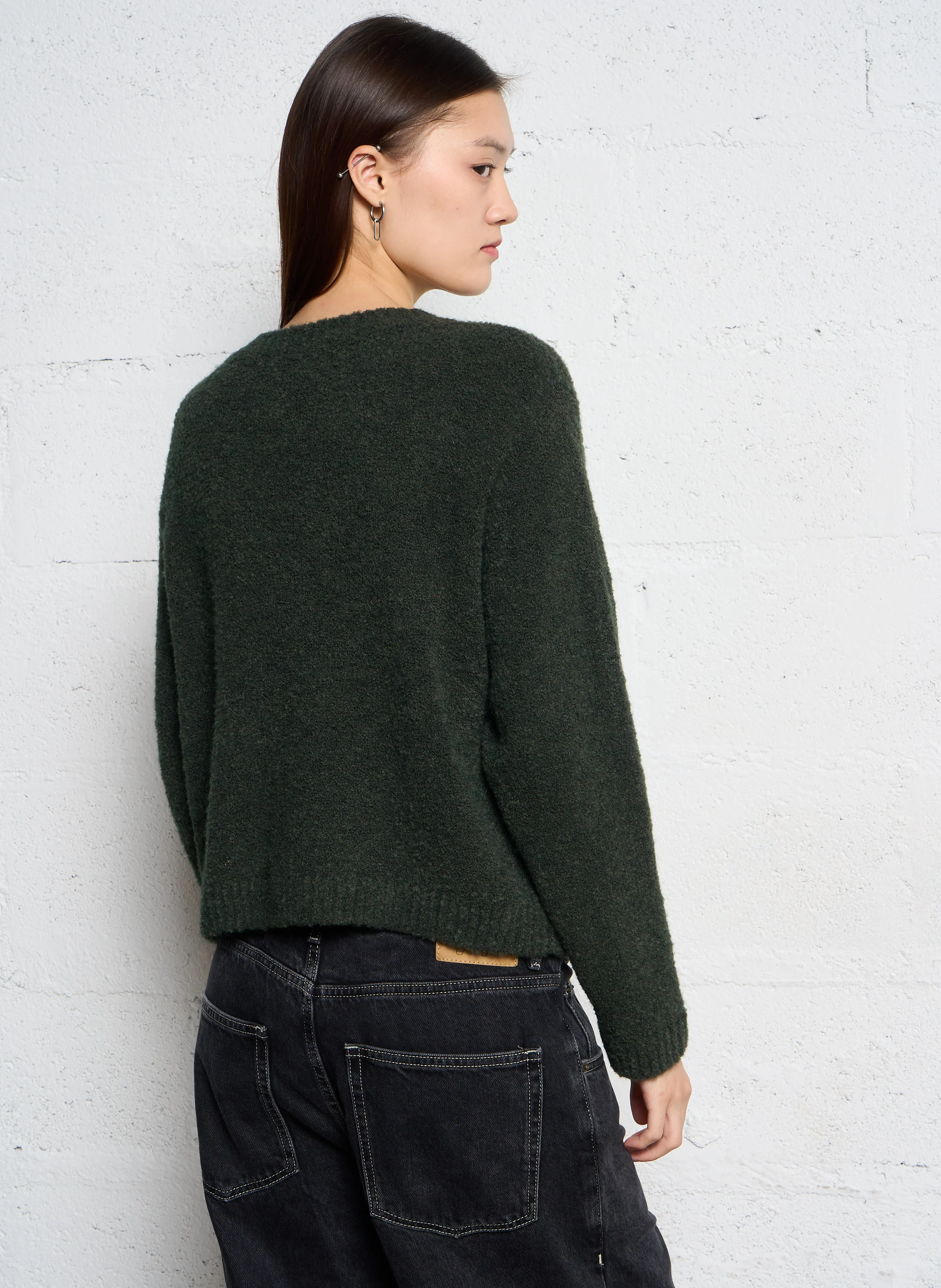CIKOYA - Pull col rond| Vert