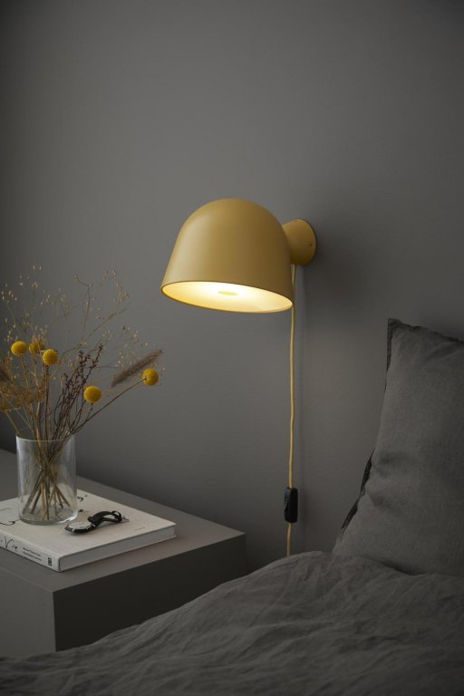 Woud Kuppi wandlamp black