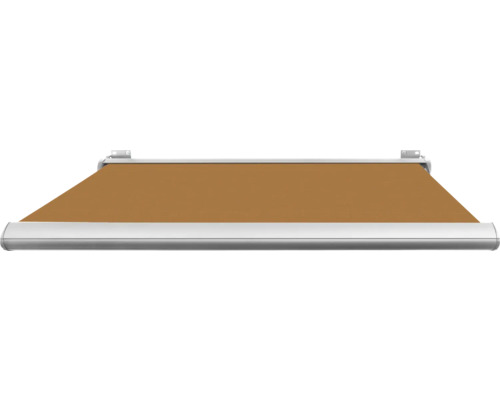 SOLUNA cassettescherm Exclusiv 2x1,5 doekdesign S2180 frame E6EV1 zilver geëloxeerd aandrijving rechts incl. motor en wandschakelaar