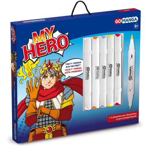 Kit dessin manga my hero go mang
