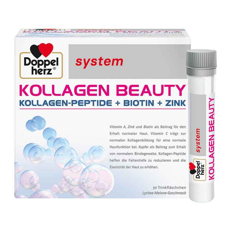 Doppelherz Kollagen Beauty system Trinkfläschchen, 30 St