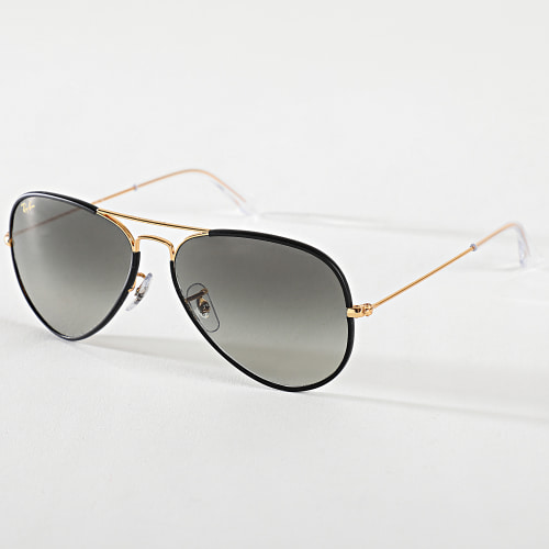 Lunettes De Soleil Aviator Full Color Legend RB3025 Gris Dégradé Doré