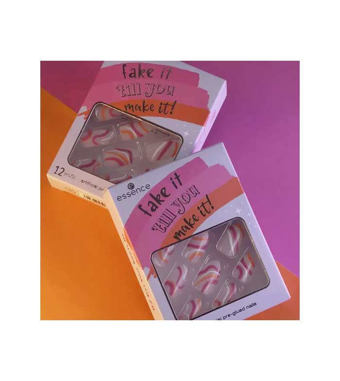 essence - *Fake it \'till you make it* - Unhas postiças - 03: Get Your Swirls On
