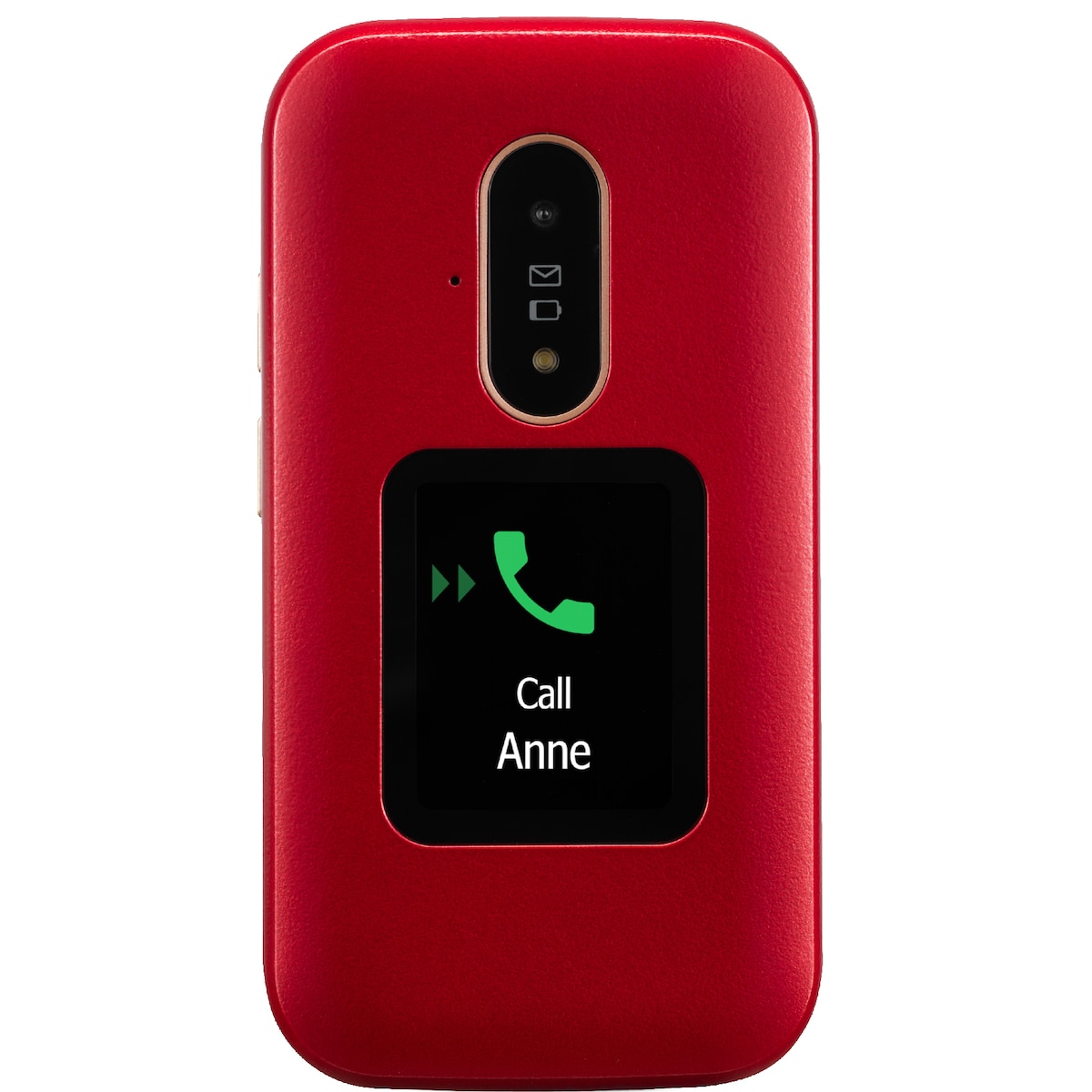 Doro 6881 mobiltelefon (rød/hvit)