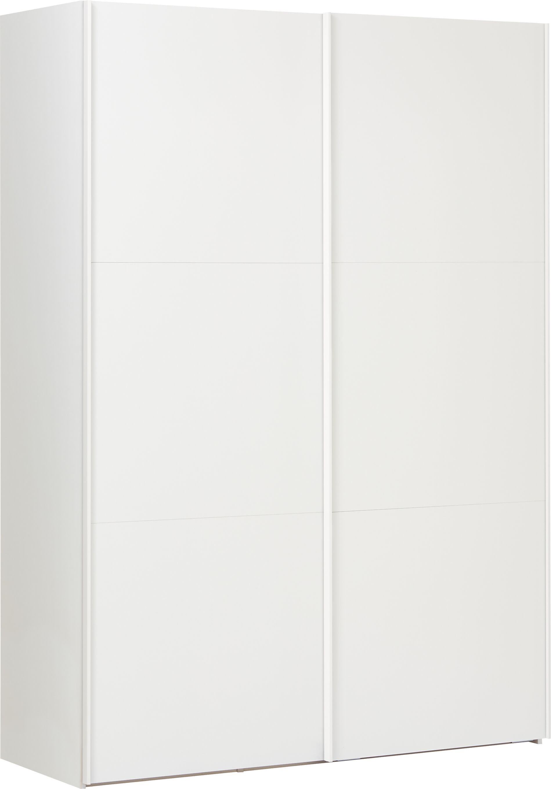 MODUL Schwebetürenschrank - Weiss / B: 152.0 cm x T: 65.0 cm x H: 220.0 cm