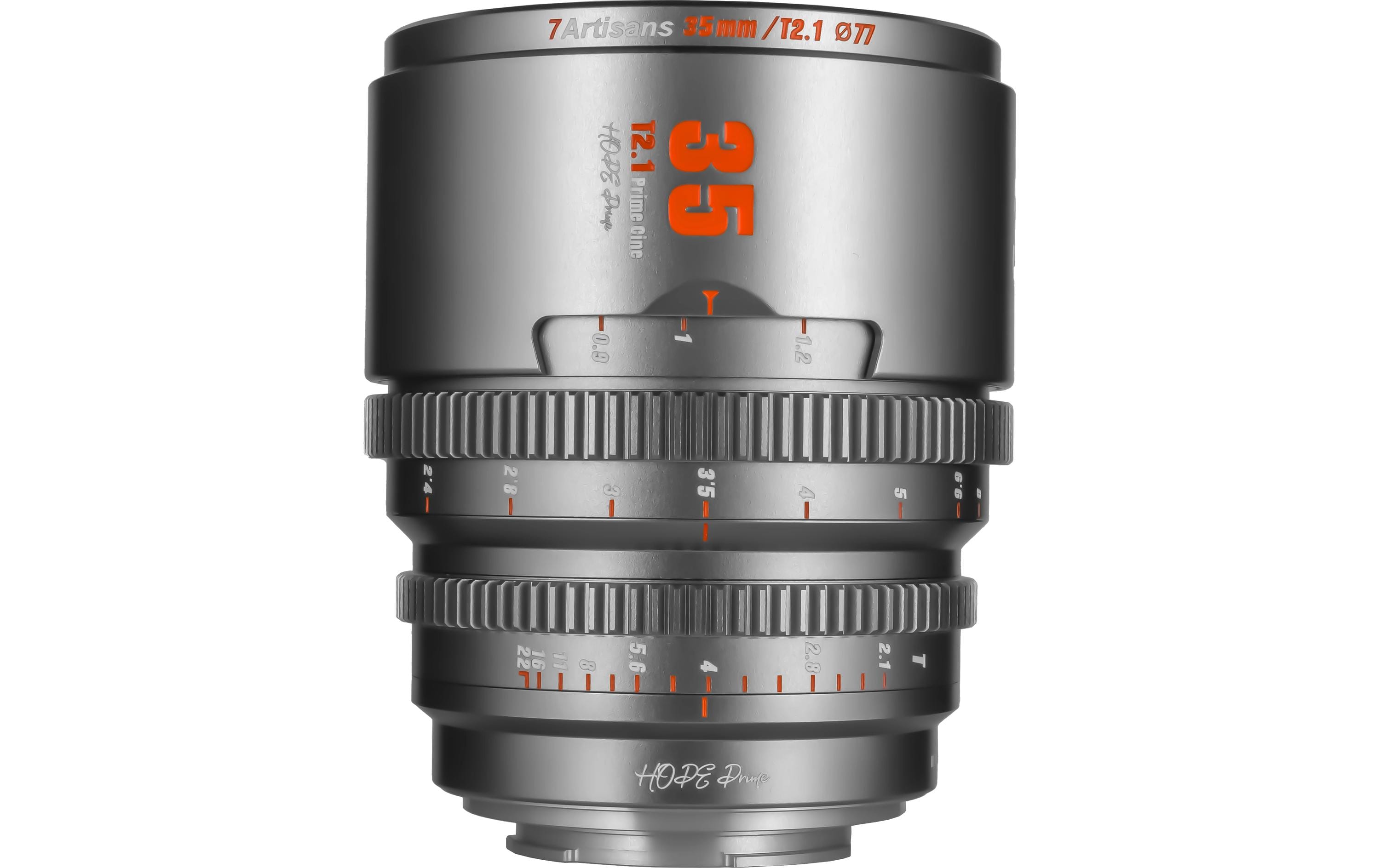 Festbrennweite 35mm T/2.1 – Fujifilm X-Mount<br>Kompaktes, leichtes Objektiv für Kameras mit Super35-Sensoren