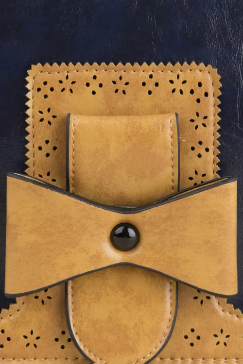 Banned Retro Antieke Messenger Bag in blauw