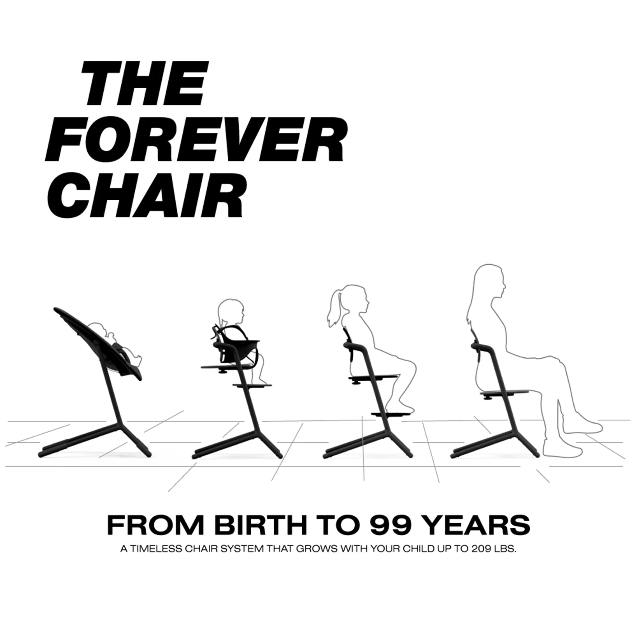 Cybex Chaise LEMO 2 - Noir