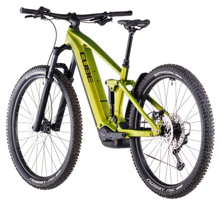 VTT Électrique Tout-Suspendu Cube Stereo Hybrid One44 EX 800 Shimano Deore/Deore XT 12V 800 Wh 29'' Vert Lizard 2025