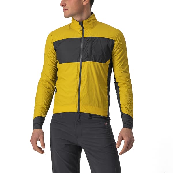 Veste vélo CASTELLI UNLIMITED PUFFY JKT GOLDENROD/DARK GRAY